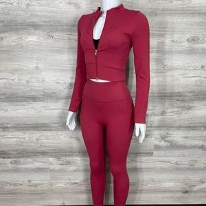 Long sleeve seamless set